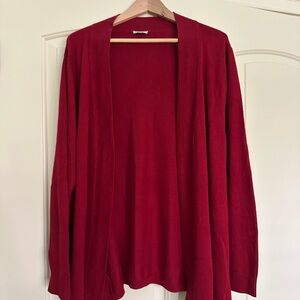 Talbots Vibrant Red Women's Cardigan